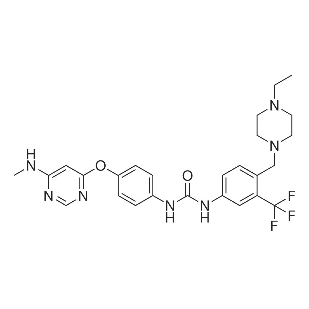 1-(4-((4-Ethylpiperazin-1-yl)methyl)-3-(trifluoromethyl)phenyl)-3-(4-((6-(methyl