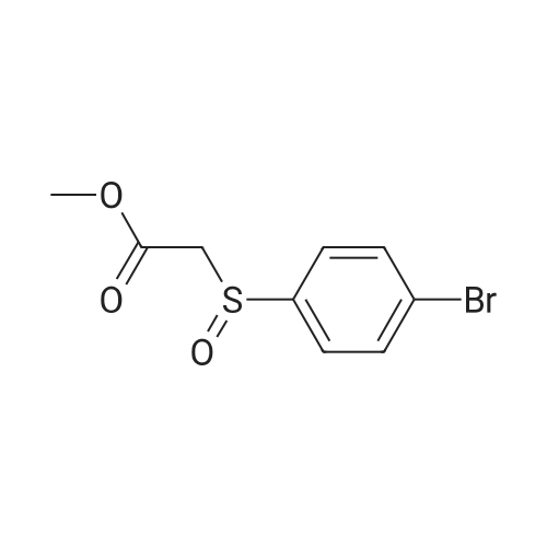 Methyl 2-(4-bromobenzenesulfinyl)acetate