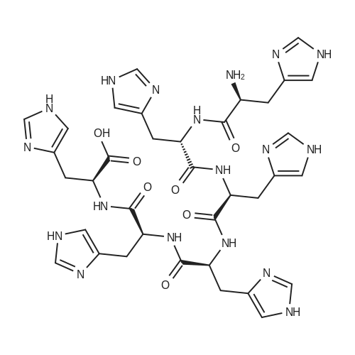 (2S,5S,8S,11S,14S,17S)-2,5,8,11,14-Pentakis((1H-imidazol-4-yl)methyl)-17-amino-18-(1H-imidazol-4-yl)