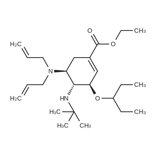 (3R,4R,5S)-Ethyl 4-(tert-butylamino)-5-(diallylamino)-3-(pentan-3-yloxy)cyclohex-1-enecarboxylate