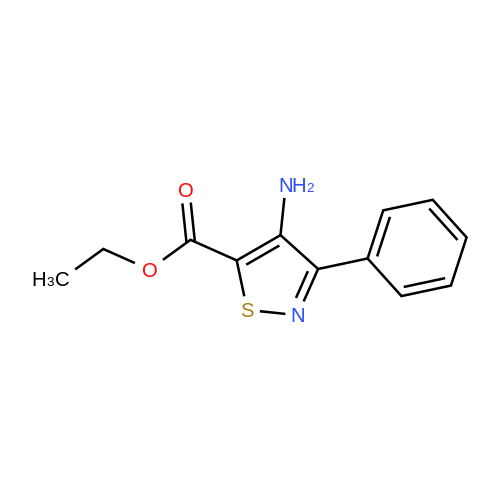 65237-13-0 Ethyl 4-amino-3-phenylisothiazole-5-carboxylate