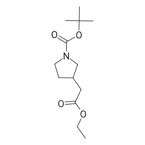 tert-Butyl 3-(2-ethoxy-2-oxoethyl)pyrrolidine-1-carboxylate