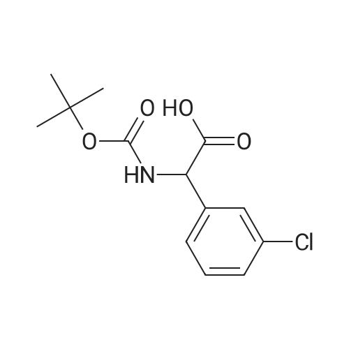 2-((tert-Butoxycarbonyl)amino)-2-(3-chlorophenyl)acetic acid