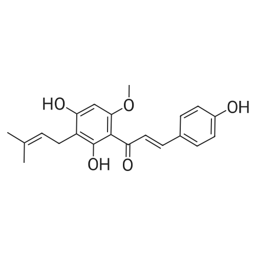 (E)-1-(2,4-Dihydroxy-6-methoxy-3-(3-methylbut-2-en-1-yl)phenyl)-3-(4-hydroxyphenyl)prop-2-en-1-one