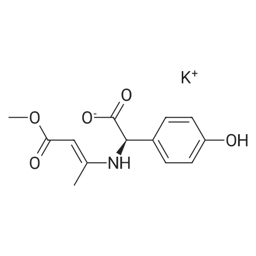 (R)-Potassium 2-(4-hydroxyphenyl)-2-((4-methoxy-4-oxobut-2-en-2-yl)amino)acetate