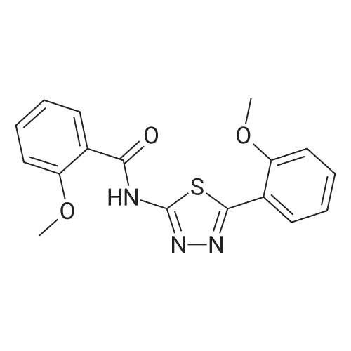 2-Methoxy-N-(5-(2-methoxyphenyl)-1,3,4-thiadiazol-2-yl)benzamide