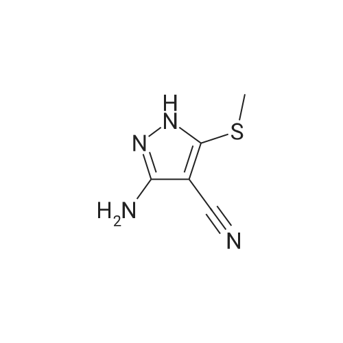 3-Amino-5-(methylthio)-1H-pyrazole-4-carbonitrile