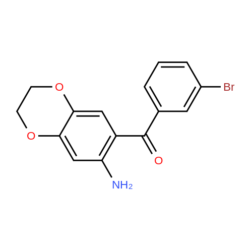 727682-04-4  (7-Amino-2,3-dihydrobenzo[b][1,4]dioxin-6-yl)(3-bromophenyl)methanone