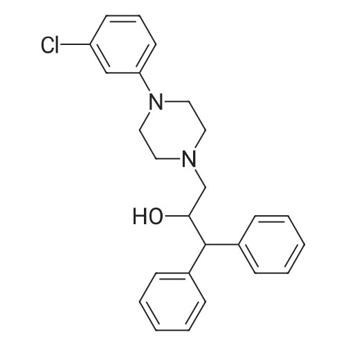 3-(4-(3-Chlorophenyl)piperazin-1-yl)-1,1-diphenylpropan-2-ol