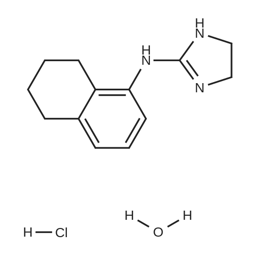 74195-73-6 N-(5,6,7,8-Tetrahydronaphthalen-1-yl)-4,5-dihydro-1H-imidazol-2-amine hydrochloride hydra