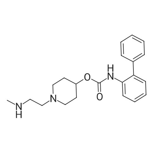 743460-48-2|1-(2-(Methylamino)ethyl)piperidin-4-yl [1,1'-biphenyl]-2-ylcarbamate