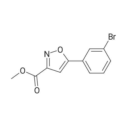 Methyl 5-(3-bromophenyl)isoxazole-3-carboxylate