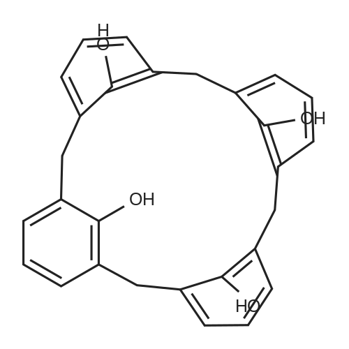 74568-07-3 1,3,5,7(1,3)-Tetrabenzenacyclooctaphane-12,32,52,72-tetraol