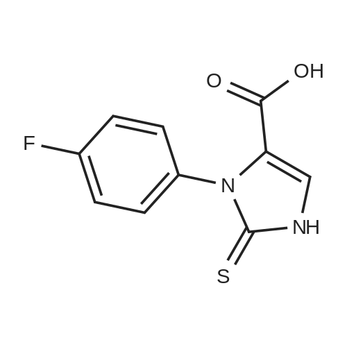 750599-17-8 3-(4-Fluorophenyl)-2-thioxo-2,3-dihydro-1H-imidazole-4-carboxylic acid