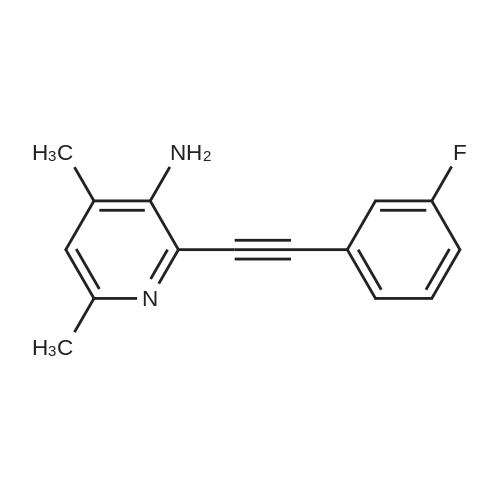 2-((3-Fluorophenyl)ethynyl)-4,6-dimethylpyridin-3-amine