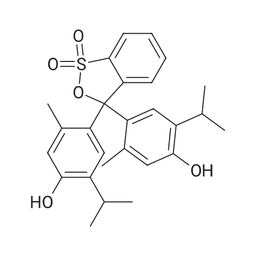 3,3-Bis(4-hydroxy-5-isopropyl-2-methylphenyl)-3H-benzo[c][1,2]oxathiole 1,1-dioxide