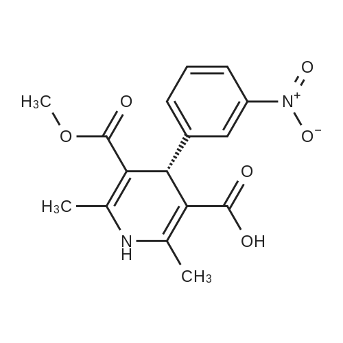 (R)-5-(Methoxycarbonyl)-2,6-dimethyl-4-(3-nitrophenyl)-1,4-dihydropyridine-3-carboxylic acid