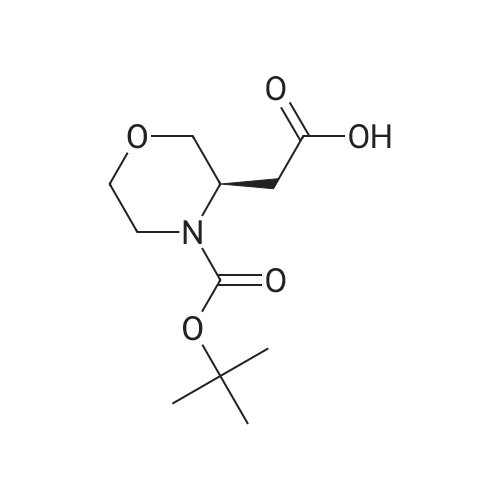 761460-03-1 (R)-2-(4-(tert-Butoxycarbonyl)morpholin-3-yl)acetic acid