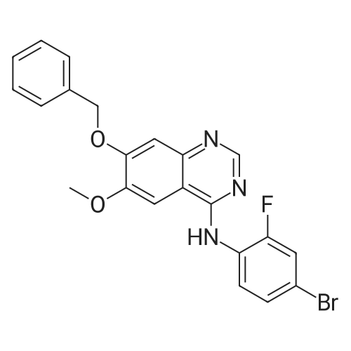 768350-54-5|7-(Benzyloxy)-N-(4-bromo-2-fluorophenyl)-6-methoxyquinazolin-4-amine