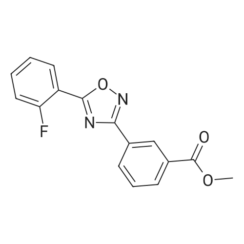 Methyl 3-(5-(2-fluorophenyl)-1,2,4-oxadiazol-3-yl)benzoate