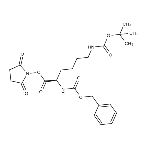 2,5-Dioxopyrrolidin-1-yl N2-((benzyloxy)carbonyl)-N6-(tert-butoxycarbonyl)-D-lysinate