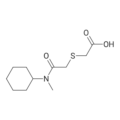 2-((2-(Cyclohexyl(methyl)amino)-2-oxoethyl)thio)acetic acid