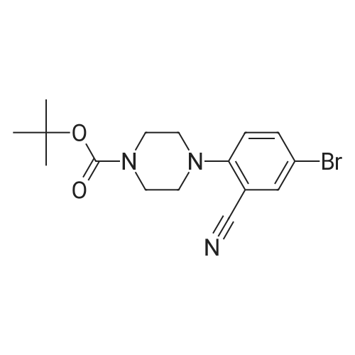 tert-Butyl 4-(4-bromo-2-cyanophenyl)piperazine-1-carboxylate
