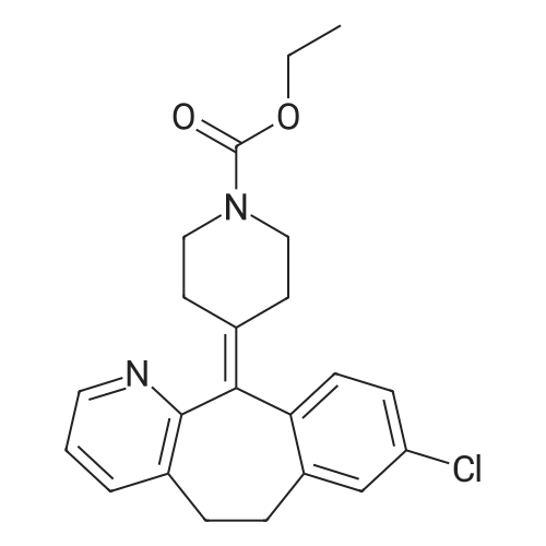 Ethyl 4-(8-chloro-5,6-dihydro-11H-benzo[5,6]cyclohepta[1,2-b]pyridin-11-ylidene)piperidine-1-carboxy