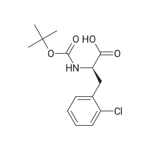 80102-23-4 (R)-2-((tert-Butoxycarbonyl)amino)-3-(2-chlorophenyl)propanoic acid