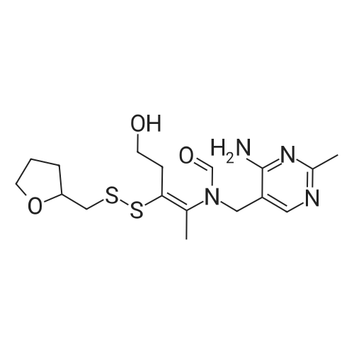 N-((4-Amino-2-methylpyrimidin-5-yl)methyl)-N-(5-hydroxy-3-(((tetrahydrofuran-2-yl)methyl)disulfanyl)