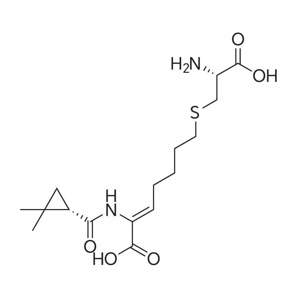 (Z)-7-(((R)-2-Amino-2-carboxyethyl)thio)-2-((S)-2,2-dimethylcyclopropane-1-carboxamido)hept-2-enoic 