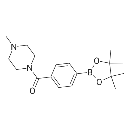 (4-Methylpiperazin-1-yl)(4-(4,4,5,5-tetramethyl-1,3,2-dioxaborolan-2-yl)phenyl)methanone