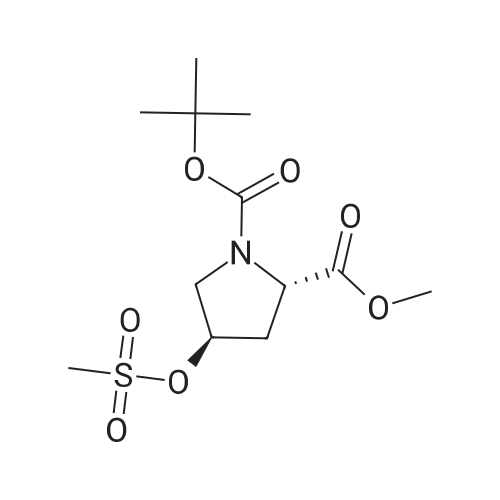 (2S,4R)-1-tert-Butyl 2-methyl 4-((methylsulfonyl)oxy)pyrrolidine-1,2-dicarboxylate