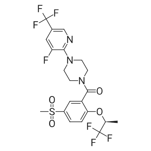 (S)-(4-(3-Fluoro-5-(trifluoromethyl)pyridin-2-yl)piperazin-1-yl)(5-(methylsulfonyl)-2-((1,1,1-triflu