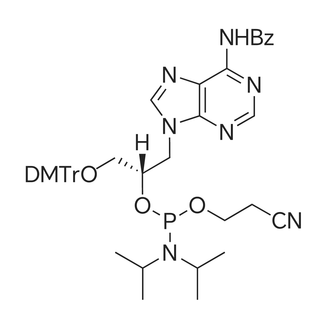(S)-1-(6-Benzamido-9H-purin-9-yl)-3-(bis(4-methoxyphenyl)(phenyl)methoxy)propan-2-yl (2-cyanoethyl) 