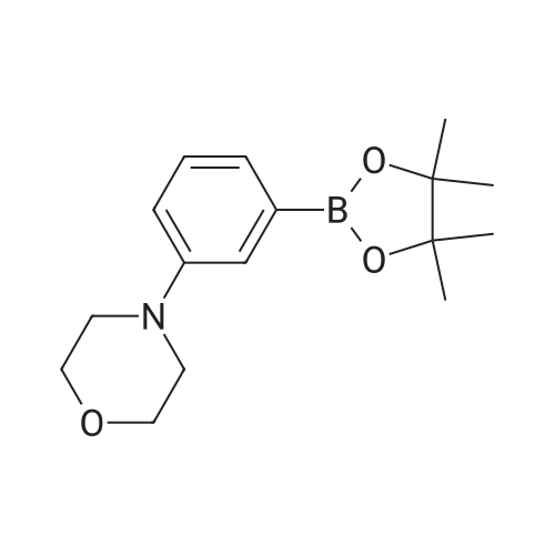 4-[3-(4,4,5,5-tetramethyl-1,3,2-dioxaborolan-2-yl)phenyl]morpholine