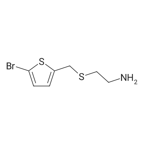 2-(((5-Bromothiophen-2-yl)methyl)thio)ethan-1-amine