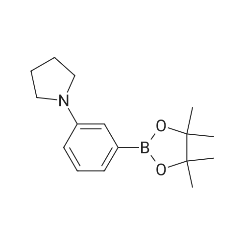 857283-63-7 1-(3-(4,4,5,5-Tetramethyl-1,3,2-dioxaborolan-2-yl)phenyl)pyrrolidine