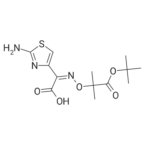 (Z)-2-(2-Aminothiazol-4-yl)-2-(((1-(tert-butoxy)-2-methyl-1-oxopropan-2-yl)oxy)imino)acetic acid
