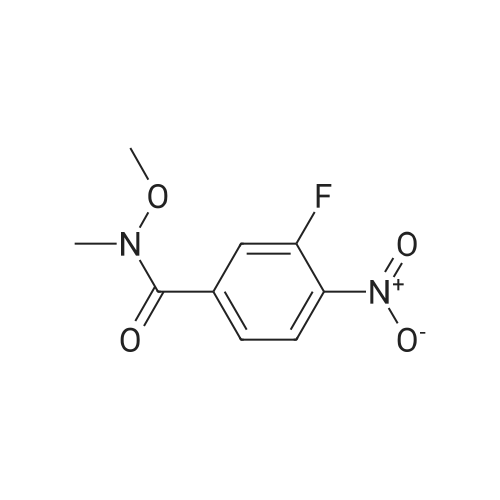 3-Fluoro-N-methoxy-N-methyl-4-nitrobenzamide