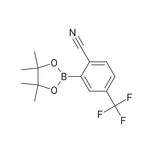 2-(4,4,5,5-Tetramethyl-1,3,2-dioxaborolan-2-yl)-4-(trifluoromethyl)benzonitrile