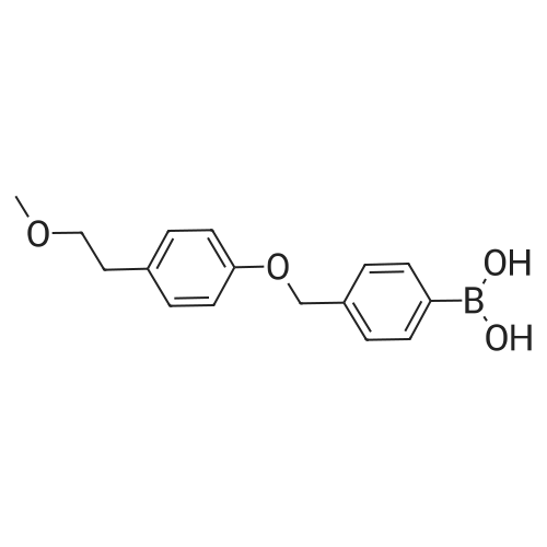 (4-((4-(2-Methoxyethyl)phenoxy)methyl)phenyl)boronic acid