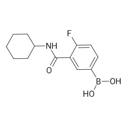 874219-24-6 (3-(Cyclohexylcarbamoyl)-4-fluorophenyl)boronic acid