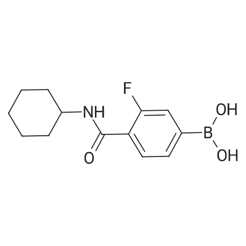 874289-11-9 (4-(Cyclohexylcarbamoyl)-3-fluorophenyl)boronic acid