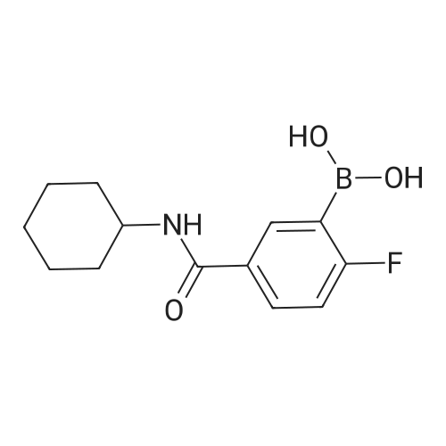 874289-44-8 (5-(Cyclohexylcarbamoyl)-2-fluorophenyl)boronic acid