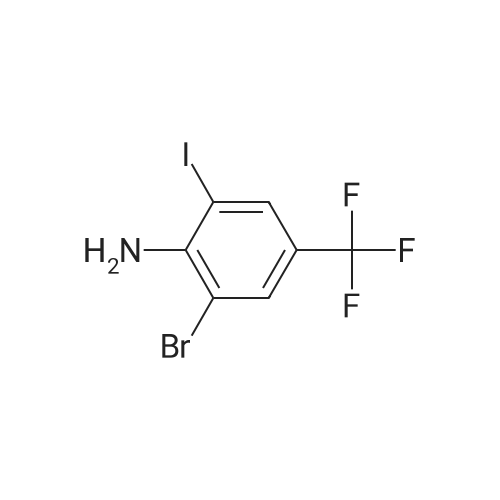 2-Bromo-6-iodo-4-(trifluoromethyl)aniline