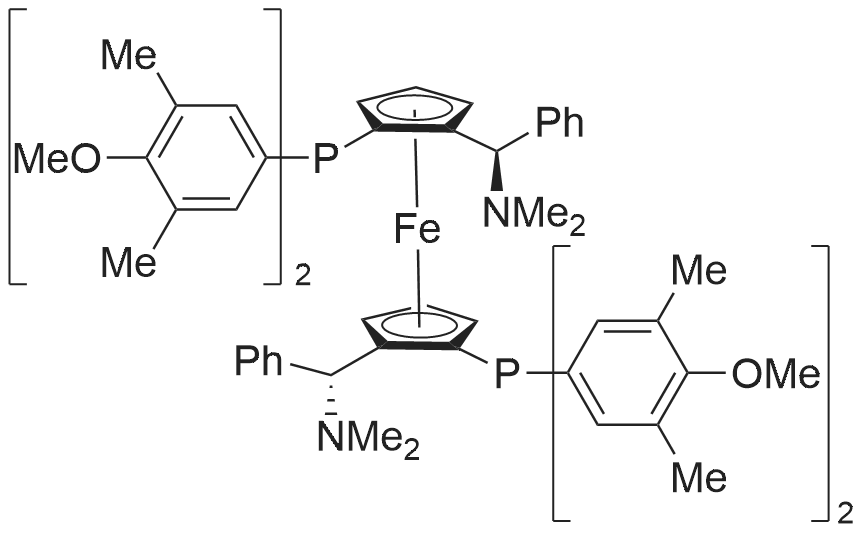 (1Sp,1'Sp)-1,1'-Bis[bis(4-methoxy-3,5-dimethylphenyl)phosphino]-2,2'-bis[(R)-(dimethylamino)phenylme