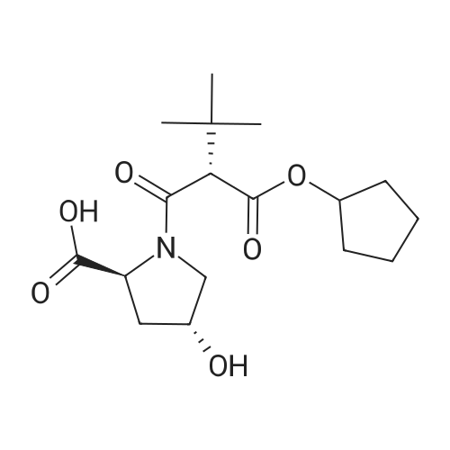 (2S,4R)-1-((S)-2-((Cyclopentyloxy)carbonyl)-3,3-dimethylbutanoyl)-4-hydroxypyrrolidine-2-carboxylic 