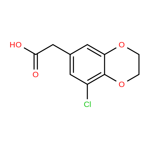 878466-37-6 2-(8-Chloro-2,3-dihydrobenzo[b][1,4]dioxin-6-yl)acetic acid