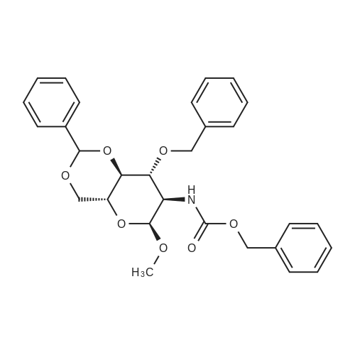 87907-34-4|Benzyl ((4aR,6S,7R,8R,8aS)-8-(benzyloxy)-6-methoxy-2-phenylhexahydropyrano[3,2-d][1,3]dio